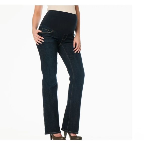 Oh Baby Mid Belly Bootcut Maternity Jeans - Picture 2 of 9
